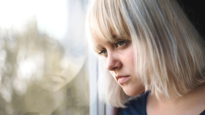 jeune fille en depression